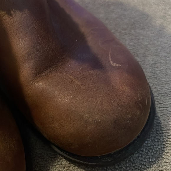 Ugg Blayre II Womens Leather Sherpa Boots Size 6 Winter Brown Zip 1008220 (TD) - Picture 3 of 12